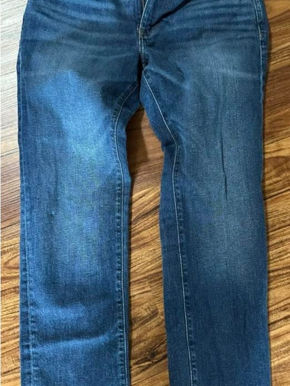 J. Crew Men's Dark Blue Straight Jeans